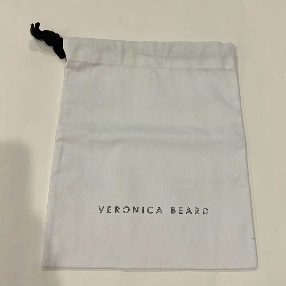 Veronica Beard White Travel Bag with Drawstring Closure